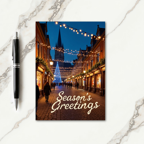 Sapphire Fir Christmas Card