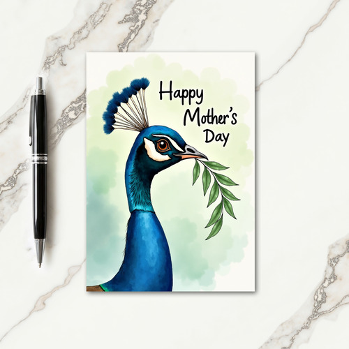 Sapphire Quill Mothers Day Card