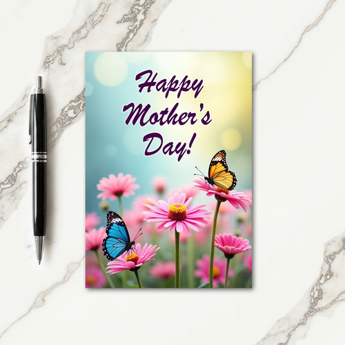 Sapphire Wings Mothers Day Card