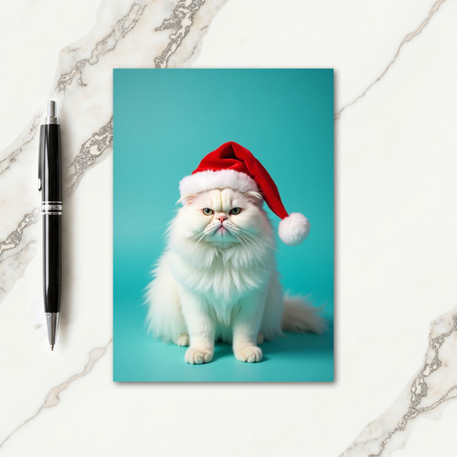 Sassy Cat Christmas Card