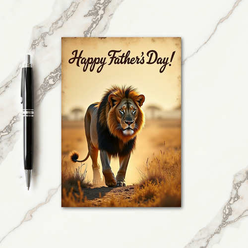 Savanna Fathers Day Card