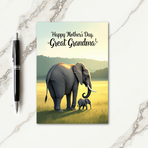Savanna Mothers Day Legacy Card