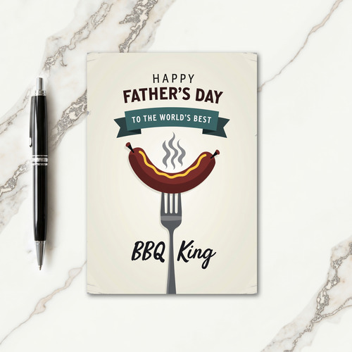 Savory Fathers Day Feast Card