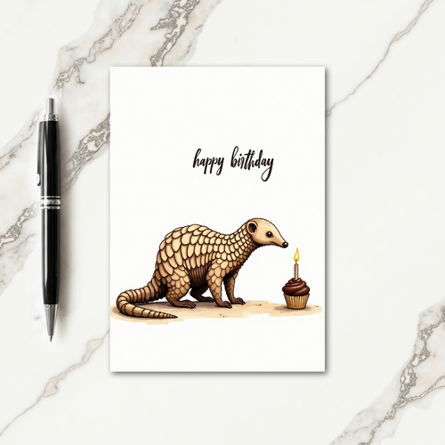 Scaled Creature Birthday Card
