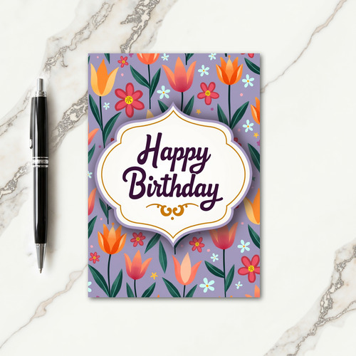 Scalloped Birthday Card