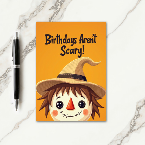 Scarecrow Birthday Card