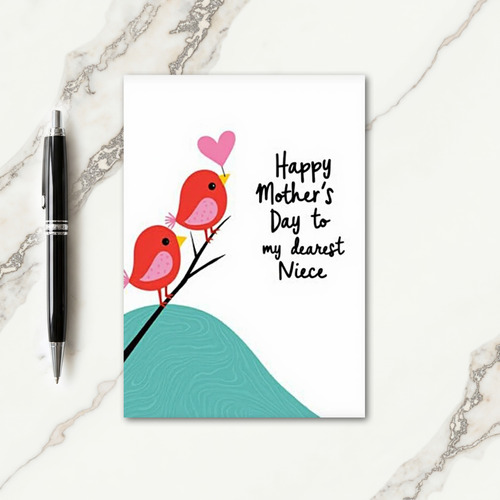 Scarlet Bird Mothers Love Card
