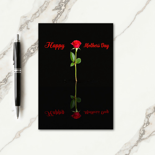Scarlet Bloom Mothers Day Card
