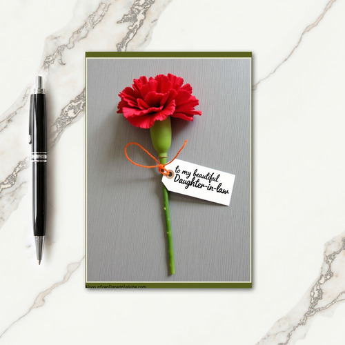 Scarlet Bloom Sweetest Mom Card