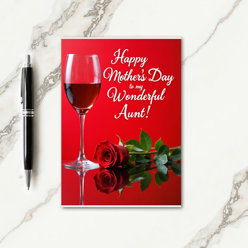 Scarlet Glass Mothers Day Card