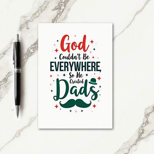 Scarlet God Dads Card