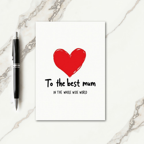 Scarlet Heart Best Mum Card