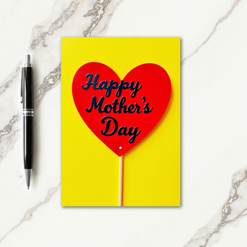 Scarlet Heart Message Card