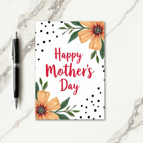 Scarlet Letter Mothers Day Card