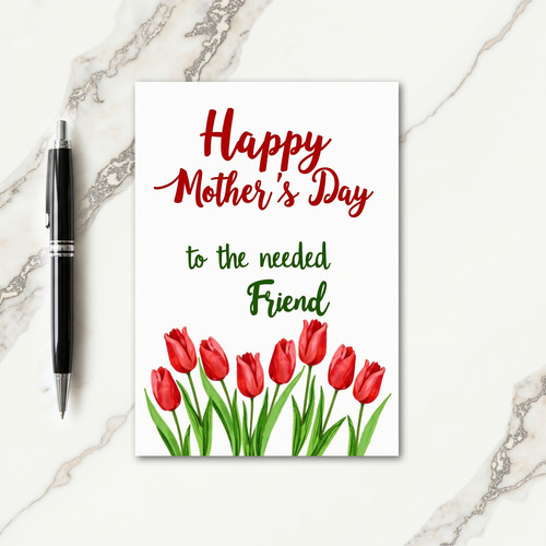 Scarlet Mothers Day Script Card