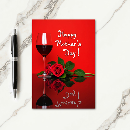 Scarlet Roses Greeting Card