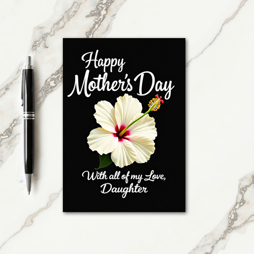 Scarlet Stamen Mothers Day Card