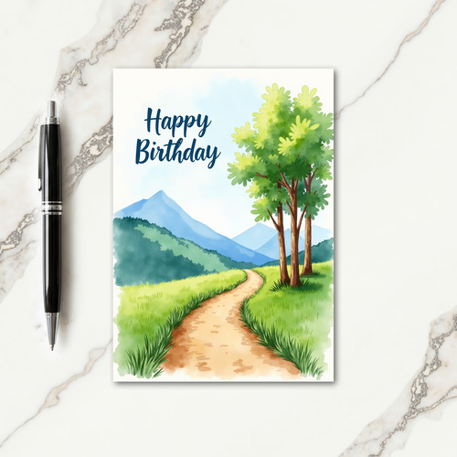 Scenic Birthday Card