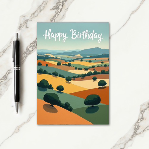 Scenic Birthday Landscape Card