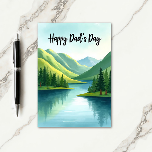 Scenic Fathers Day Card