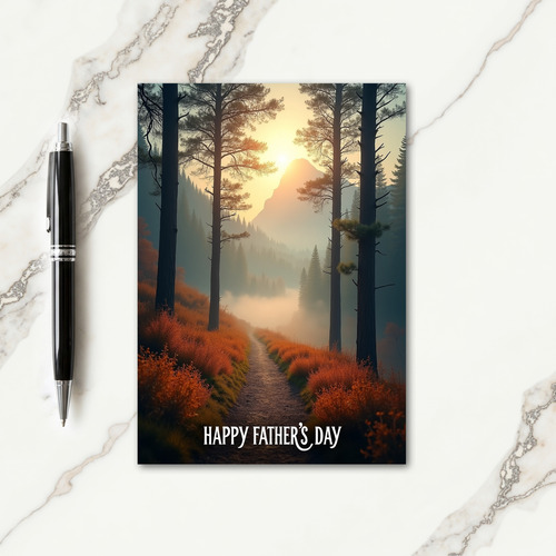 Scenic Fathers Day Pathway Card