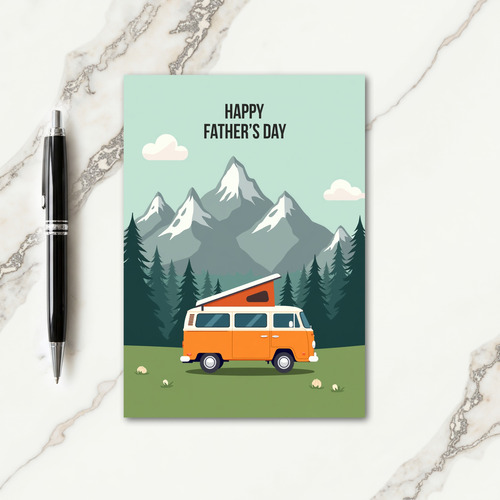 Scenic Fathers Day Rv Trip Card