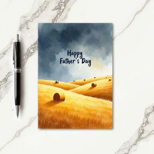Scenic Fathers Day Tribute Card