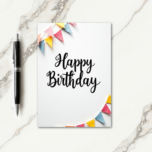 Scripted Birthday Wishes Card