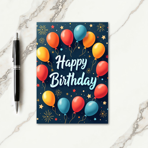 Scripted Celebration Birthday Card
