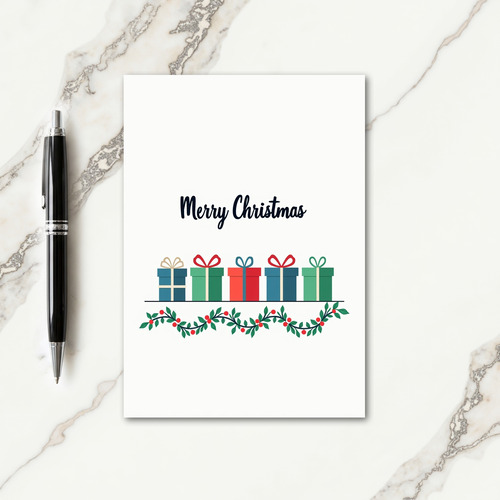 Scripted Christmas Gift Card