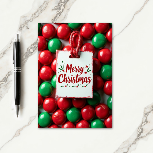 Scripted Merry Christmas Card