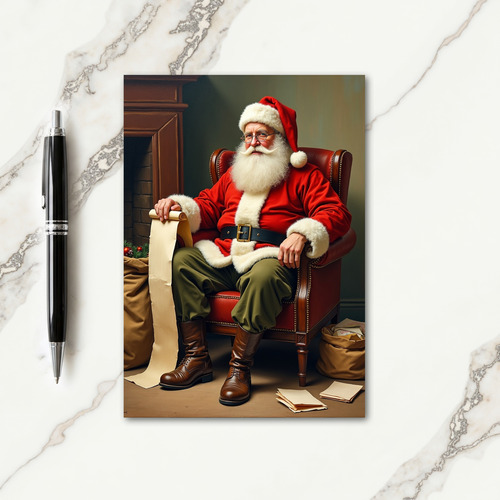 Scroll Reader Christmas Card