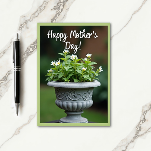 Scrollwork Garden Mothers Day Card