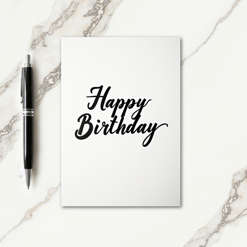 Sculpted Birthday Wishes Card