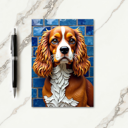 Sculpted Dog Fathers Day Card