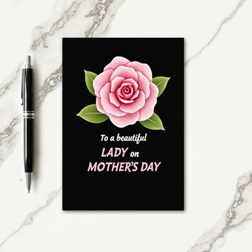 Sculptural Bloom Mothers Day Card