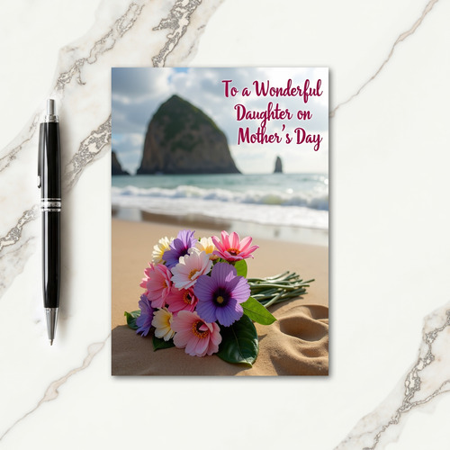 Seascape Mothers Day Wish Card