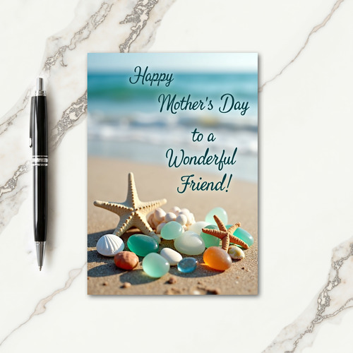 Seashore Mothers Day Card