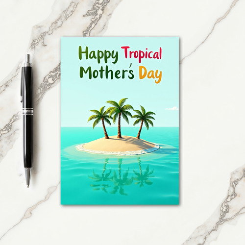 Seaside Mothers Day Card