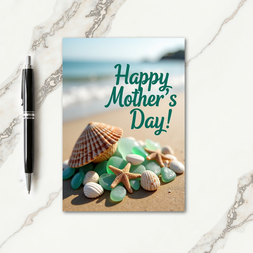 Seaside Mothers Day Treasure Card