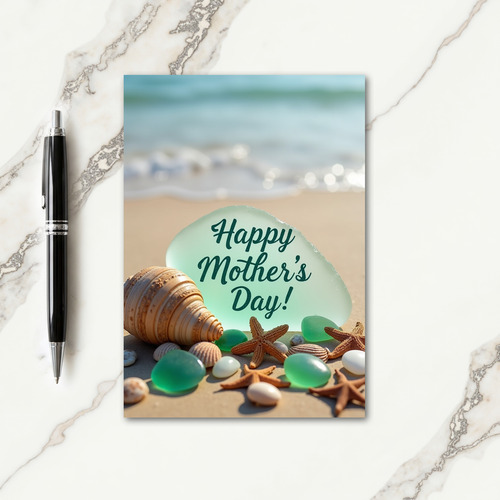 Seaside Mothers Day Wish Card