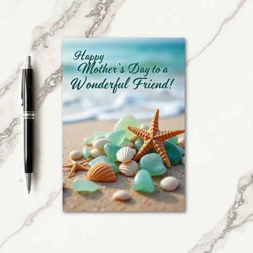 Seaside Treasures Mothers Day Card