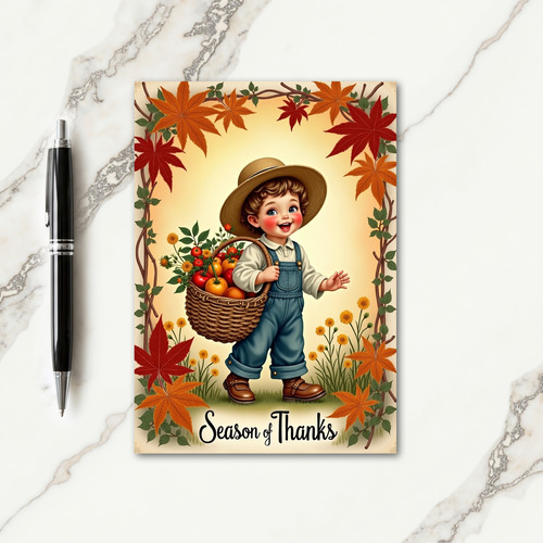 Season Of Thanks Card