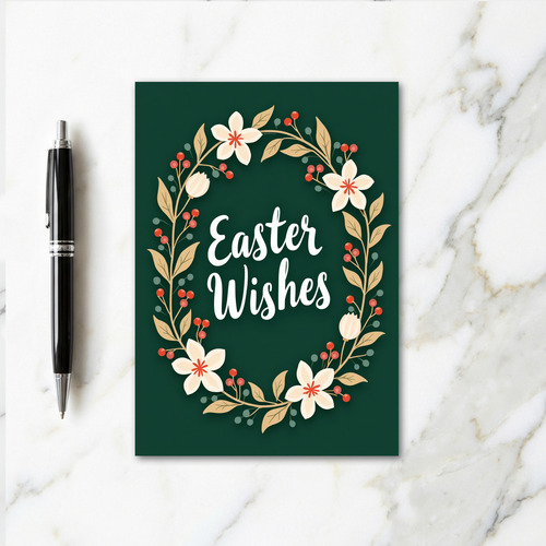 Seasonal Greetings Floral Card