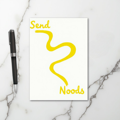 Send Noods Pasta Humor Card