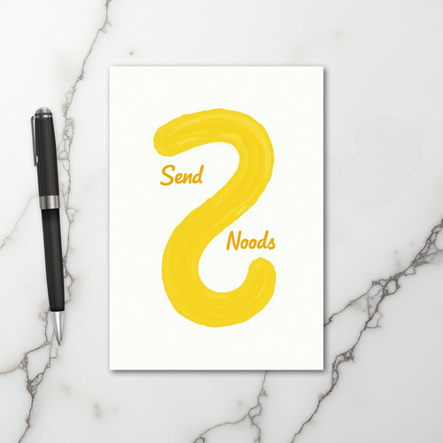 Send Noods Pun Card