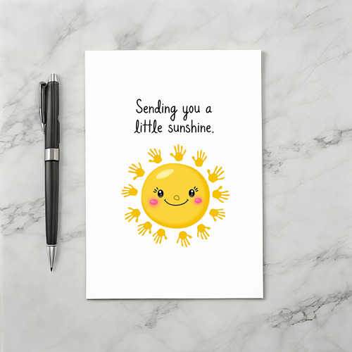 Sending Sunshine Get Well Card