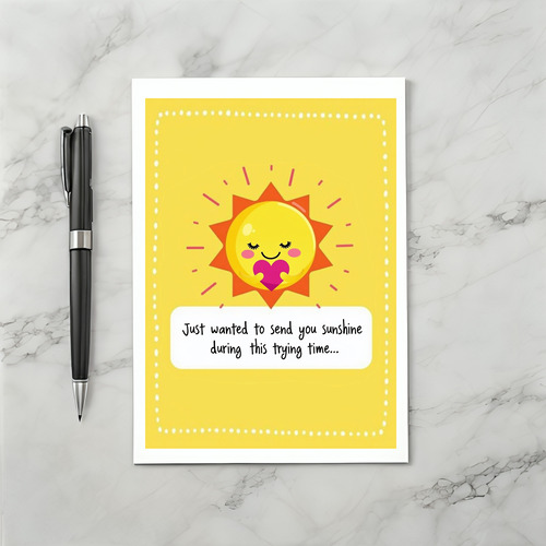 Sending Sunshine Thinking of You Card
