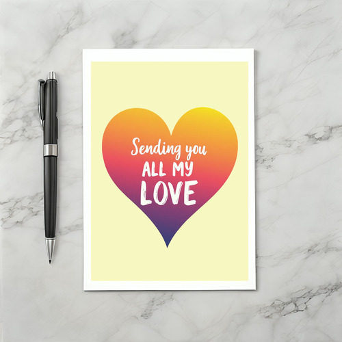 Sending you Love Get Well Soon Empathy Card