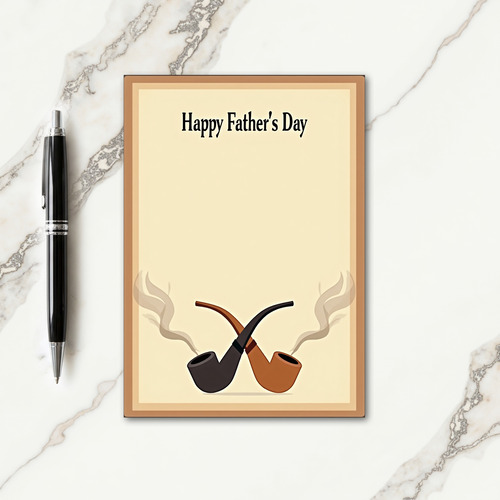 Sepia Tone Fathers Day Card